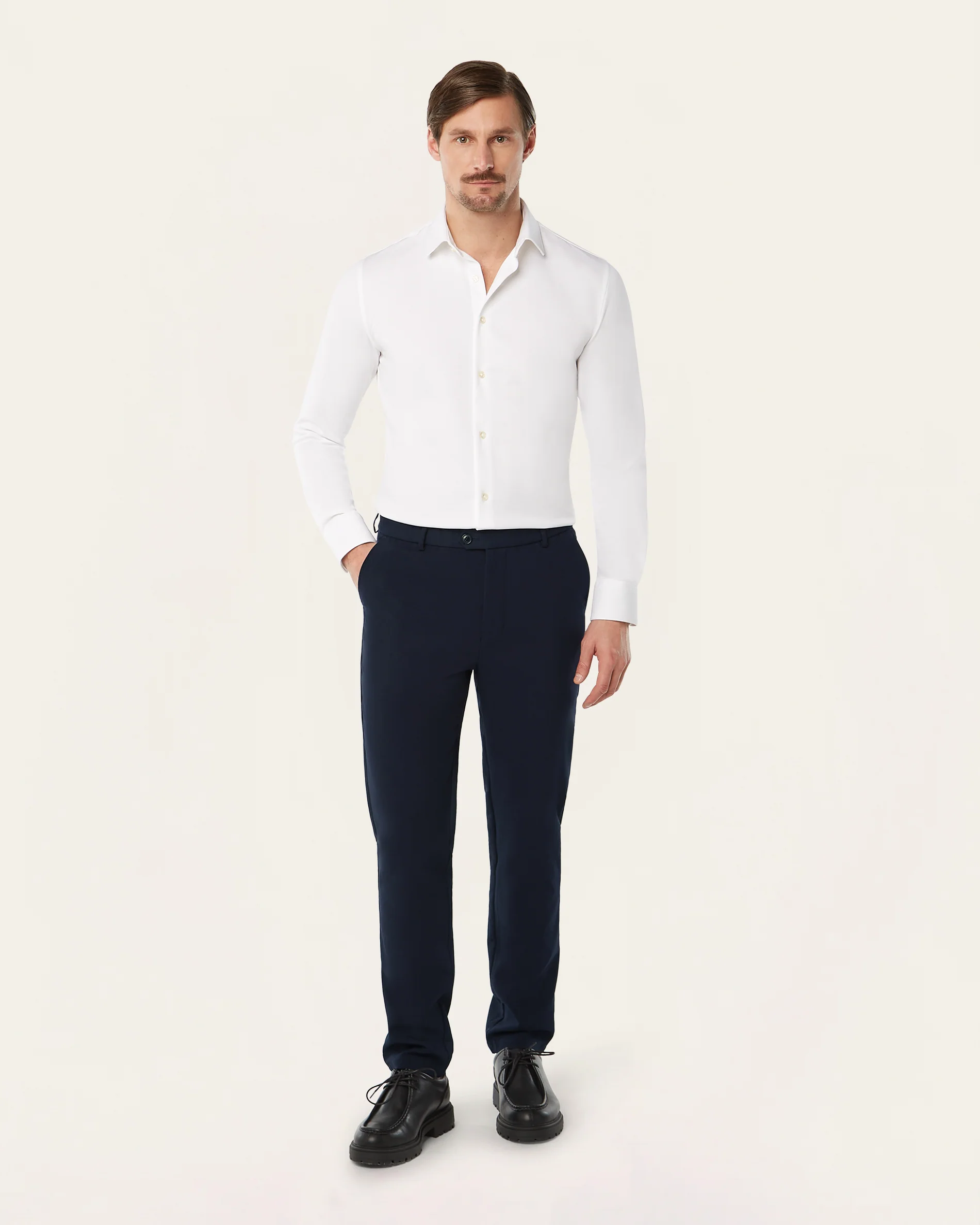 Knitted & Twill shirt 2-pack bundle - Image 9